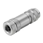 FBCON M12 4P FM EMC Conector hembra recto M12 4P PG9 Codigo A IP67