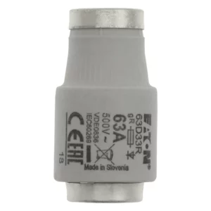 Fusible de acción ultra-rápida tipo D Clase gR cuerpo cerámico 63A 500V