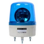 Baliza de 135mm con reflector tipo giratorio + zumbador 80dB 24VCD Azul