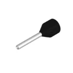 H1,5/24 XS SW Terminal tipo ferrul aislado 24L 1.5mm² 16AWG W-Negro 100PZ