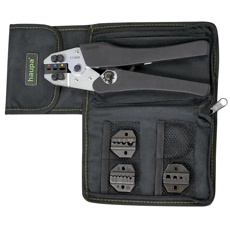 X-Crimp Kit de crimpado con mordazas intercambiables