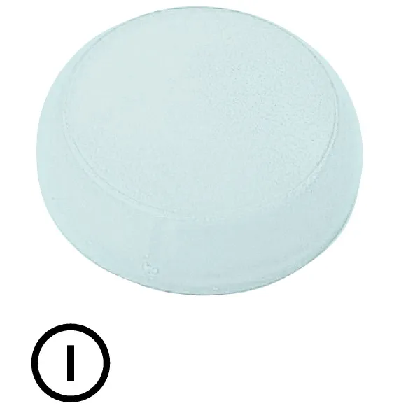 M22-XL-W-X1 RMQ-Titan Lente para luz piloto D-Plano Blanco Símbolo -I-