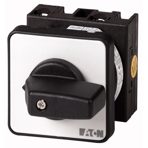 T0-2-8900/EZ Interruptor CAM ON-OFF Manija negra 3P+N 20A montaje central IP65.