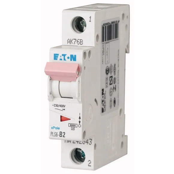 PLS6-C2-MW Xpole Interruptor termomagnético (ITM) 1P 2A 6kA Curva C