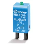 Módulo LED Indicador + Varistor 110-240VAC/DC Para serie 94, 95, 97