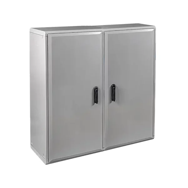 GLASS Gabinete mural de poliester 1P 1250Hx1000Wx300Dmm RAL7035 IP66