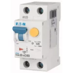PKNM-20/1N/C/003-MW Xpole Interruptor RCCB/MCB 1P+N 20A 10kA 30mA Curva C