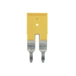 ZQV 6/2 GE Puente enchufable amarillo de 2 polos para WDU/ZDU/ZDK… de 6 mm²