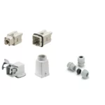 HDC KIT HA 04.406 M KIT RockStar Salida superior 1P+PE 16A 400V Grupo1 Base acod