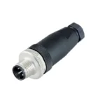 SAIS-3/7 Conector macho recto M12 3P PG7 Codigo A IP67