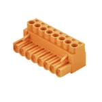 BLZP 5.00HC/08/180 SN OR BX Conector hembra para PCB 8P Paso 5mm 180° Naranja
