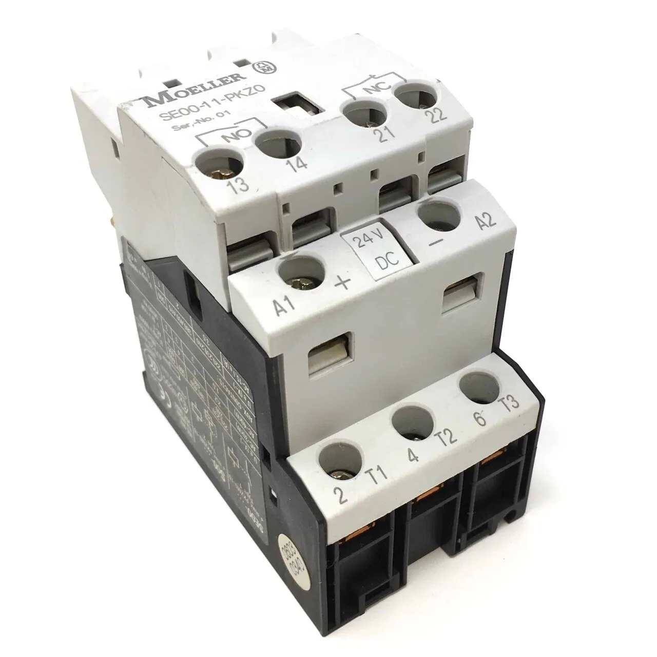 SE00-11-PKZ0(24VDC) Contactor magnético trifásico + 1NA+1NC 24VCD
