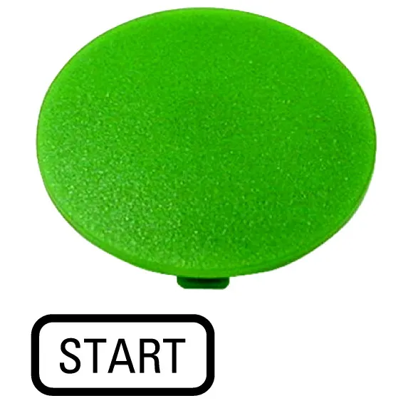 M22-XDP-G-GB1 RMQ-Titan Placa para Botón tipo Hongo color Verde -START-