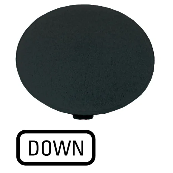 M22-XDH-S-GB4 RMQ-Titan Placa para Botón tipo Hongo color Negro -DOWN-