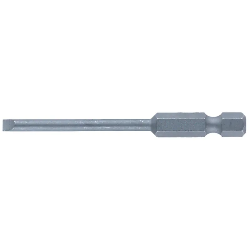BIT E6,3 0,4X2,5X70 Punta desatornillador plano 70Lx2.5Dx0.4Wmm