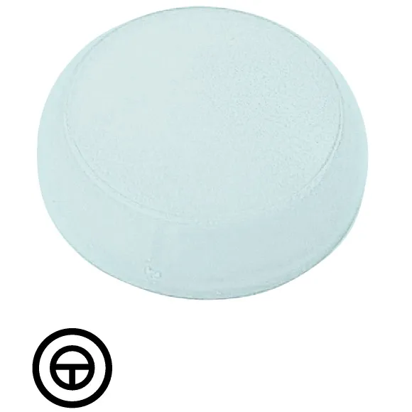 M22-XL-W-X11 RMQ-Titan Lente para luz piloto D-Plano Blanco Símbolo -INCHING-