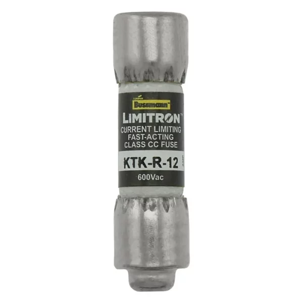 Limitron Fusible de acción rápida Clase CC 10x38mm 12A 600VCA 200kA