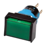 P C/EN IL RECTVERDE24VDC DE 16MM DPDT 3A