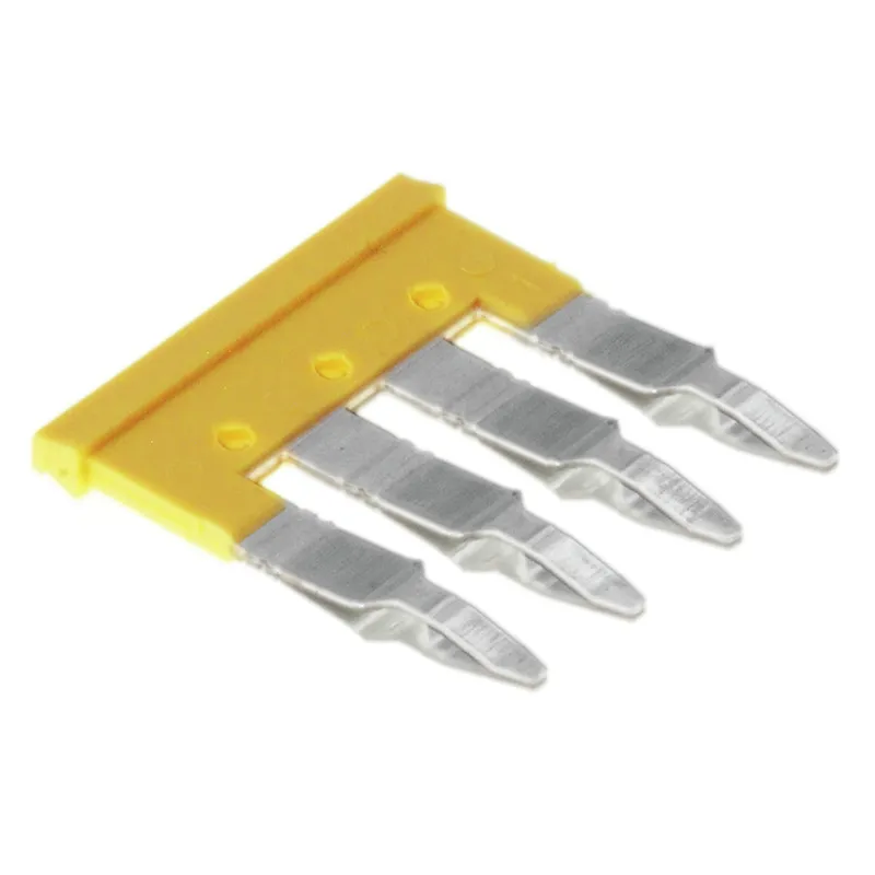 ZQV 4N/4 GE Puente enchufable amarillo de 4 polos para WDU/ZDU/ZDK… de 4 mm²