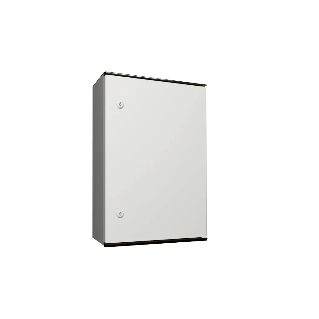 KS Gabinete mural de poliester 1P 600Hx400Wx200Dmm RAL7035 IP66 NEMA 4X