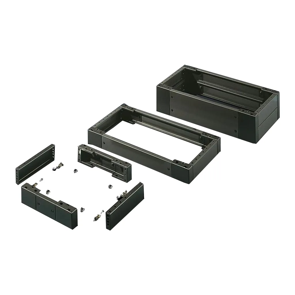 SO Zócalos completos de chapa de acero 100Hx1000Wx300Dmm RAL 7022