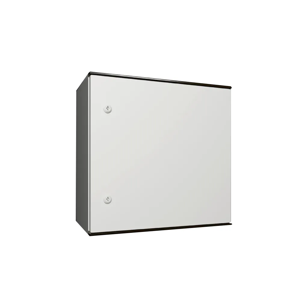 KS Gabinete mural de poliester 1P 500Hx500Wx300Dmm RAL7035 IP66 NEMA 4X