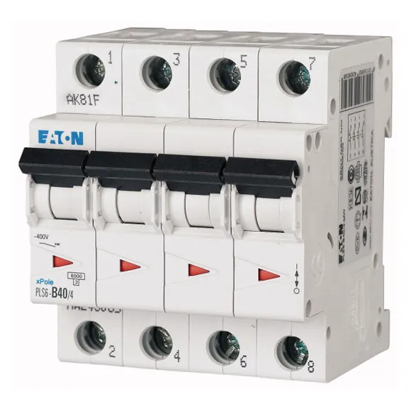 PLS6-C40/4-MW Xpole Interruptor termomagnético (ITM) 4P 40A 6kA Curva C