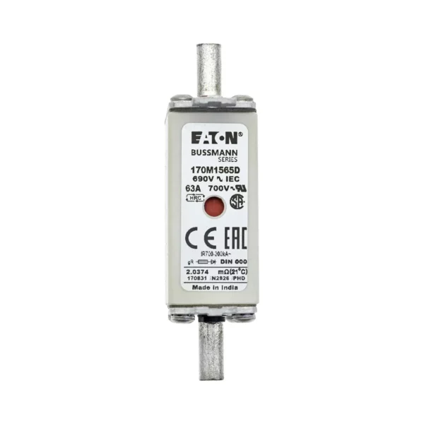 FUSIBLE RAPIDO CUADRADO 000 gR 63A 690V (IEC) 200kA
