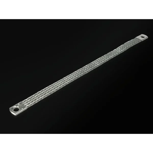 SZ Trenza plana de puesta a tierra M8 16mm². Longitud 300mm 10 piezas