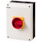 T5-4-15682/I5/SVB Interruptor CAM principal Maneta roja 6P 100A con caja IP65.