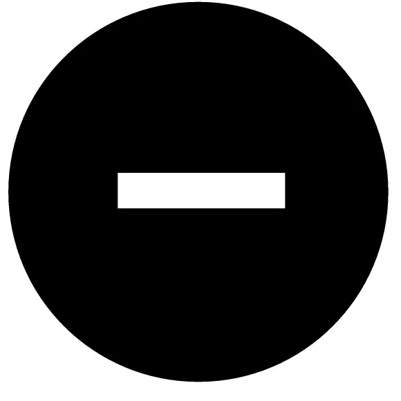 M22-XDH-S-X5 RMQ-Titan Placa para Botón D-Saliente Negro Símbolo —
