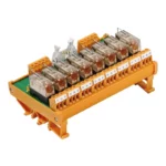 RSM 8RS 24VDC LP GEM.- Interfaz con 8 relés 24VCD 1CO 1NA1NC AgNi 6A 250V