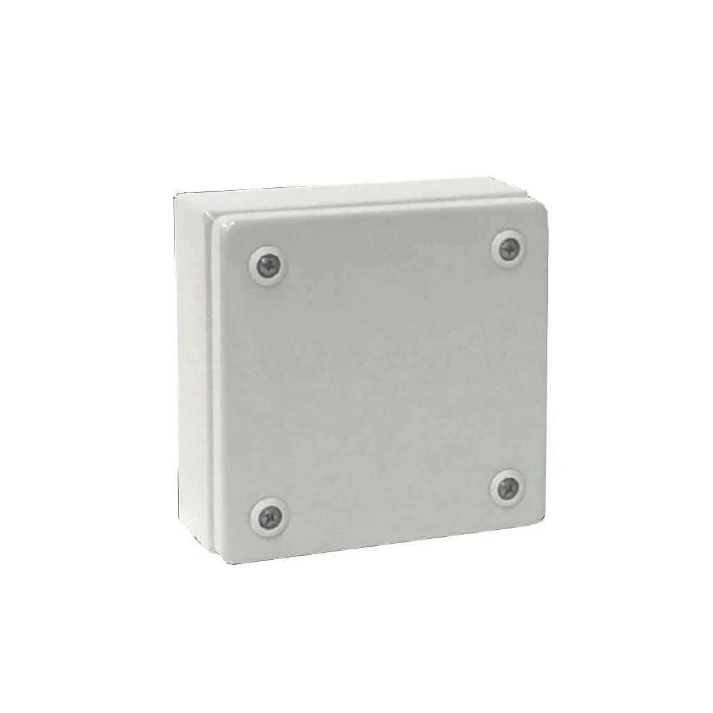 KL Caja de bornes de chapa de acero 150Hx150Wx80Dmm IP66 RAL7035 Sin placa.Mont