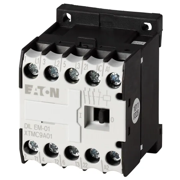 DILEM-01(24V60HZ) Mini contactor trifásico + 1NC 24VCA 9A IP20