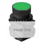 S3PR-P1G Botón pulsador redondo saliente 30mm momentáneo verde