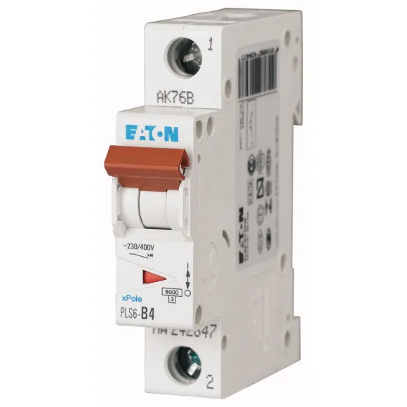 PLS6-C4-MW Xpole Interruptor termomagnético (ITM) 1P 4A 6kA Curva C