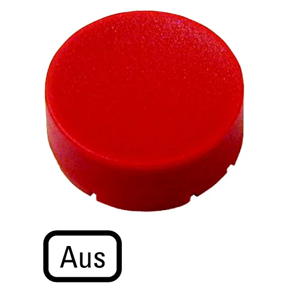 M22-XDH-R-D5 RMQ-Titan Placa para Botón Diseño-Saliente color Rojo -AUS-