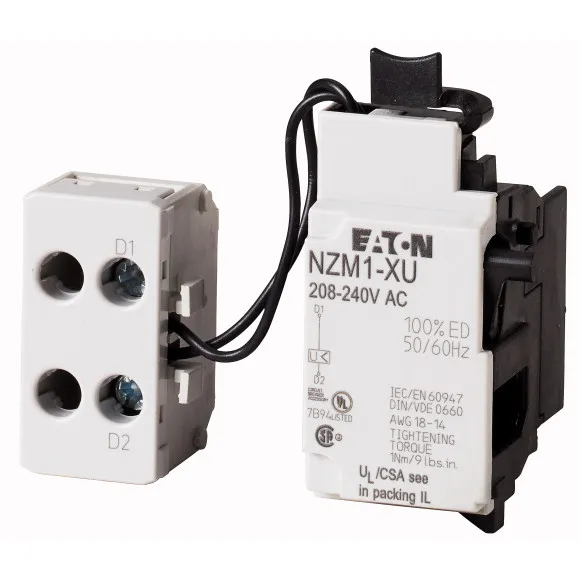 NZM1-XU48AC Bobina mínima tensión 48VCA block T Tamaño 1