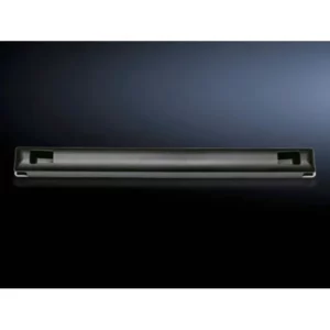 DK Panel de obturación sin herramientas de plástico RAL 9005 1UA 12 piezas