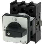 P1-25/E Interruptor ON-OFF Manija negra 3P 25A para empotrar IP65