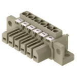 STV S 4 SB Conector hembra de potencia para PCB 4P Paso 7mm 180° Gris