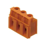 LP 7.50/03/90 3.2SN OR BX Borne para circuito impreso 3P Paso 7.5mm 90° Naranja