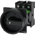 P1-32/V/SVB-SW Interruptor principal Maneta negra 3P 32A montaje riel IP65.