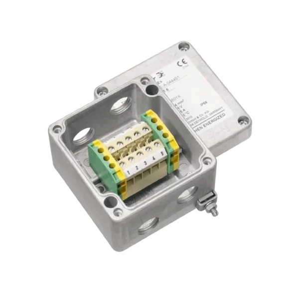 KLIPPON Caja Ex con bornes, aluminio 75Hx80Wx57Dmm IP68 Sinpintar 1 pieza