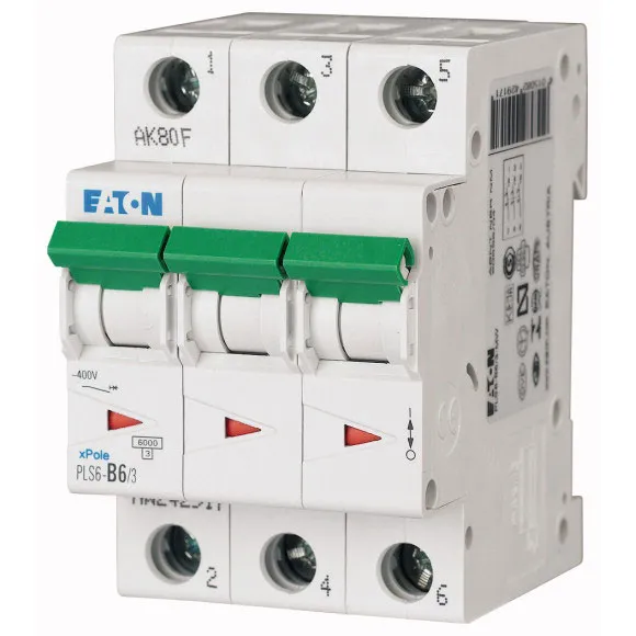 PLS6-C6/3N-MW Xpole Interruptor termomagnético (ITM) 3P+N 6A 6kA Curva C