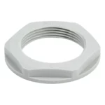 Contratuerca de plástico para glandula NPT3/4″ Color gris