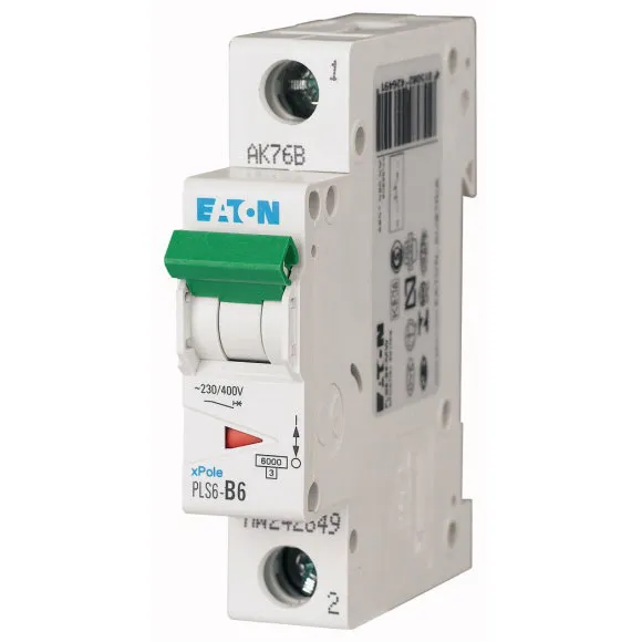 PLS6-C6-MW Xpole Interruptor termomagnético (ITM) 1P 6A 6kA Curva C