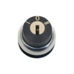 M22-WRS3-MS*-A Selector con Llave MS2-MS20 3 posiciones B/plata 22mm Mantenido