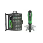 Flex Juego de destornillador de trinquete con bits intercambiables de 25mm 58 pz