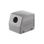 HDC 32B TSBU 1M32G Capota con salida lateral 32P 2Ganchos Grupo 10 1xM32 IP65